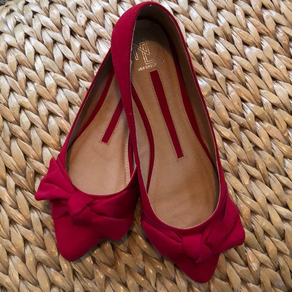 New Directions “Red Callie” Flats